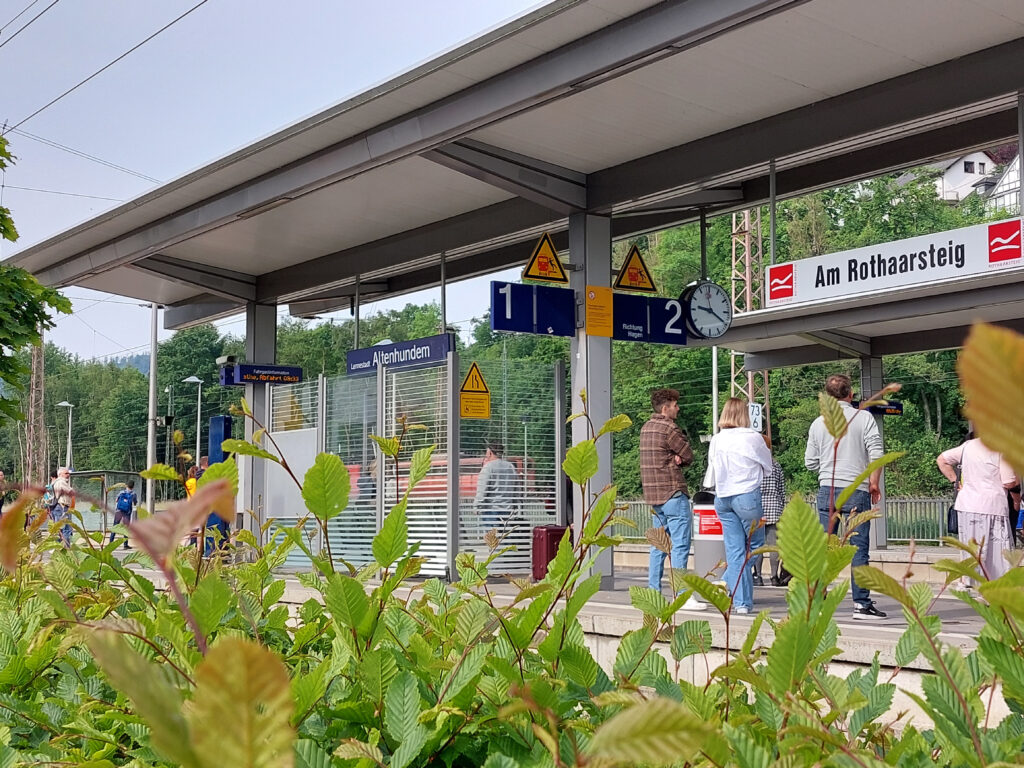 Bahnsteig in Lennestad-Altenhundem