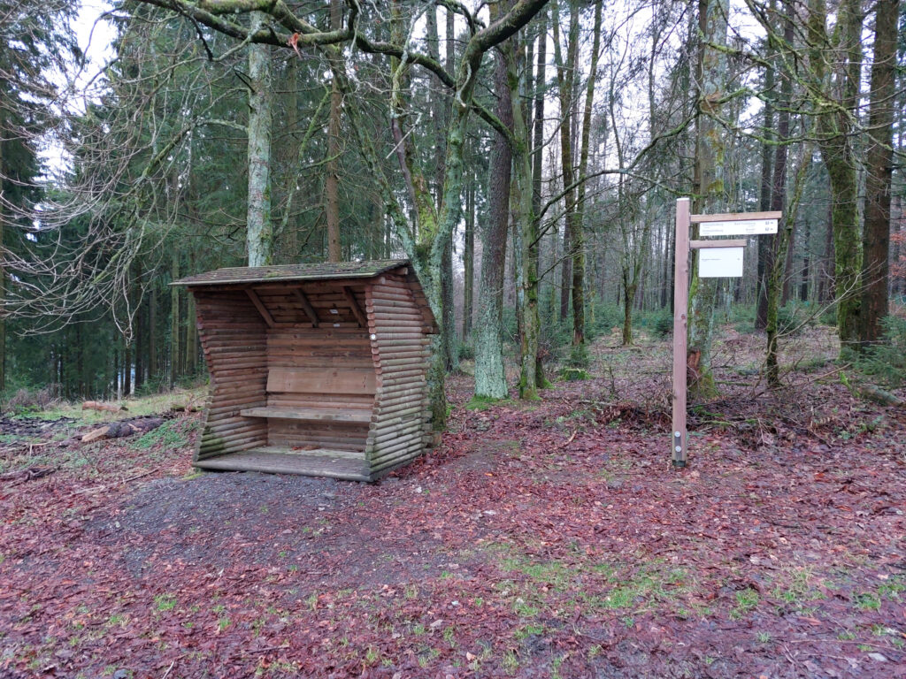 Schutzhütte für Wanderer