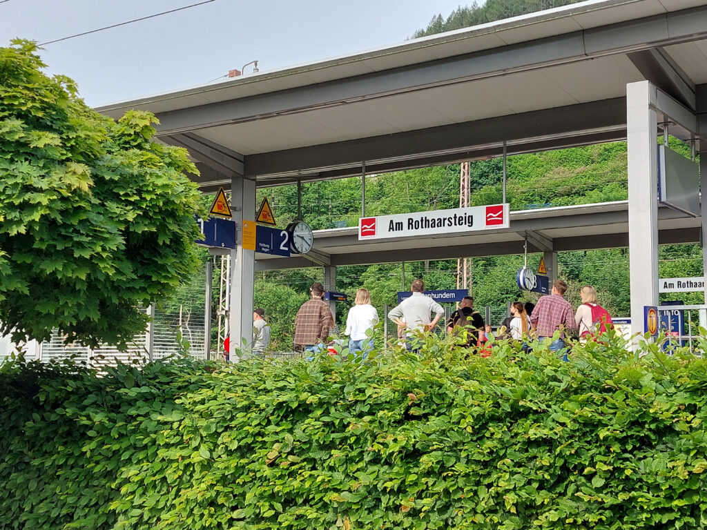 Bahnhof "Am Rothaarsteig" in Lennestadt-Altenhundem