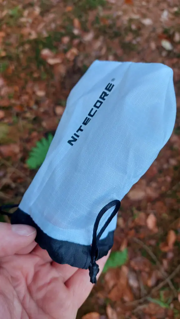 Aufbewahrungsbeutel der Nitecore NU27