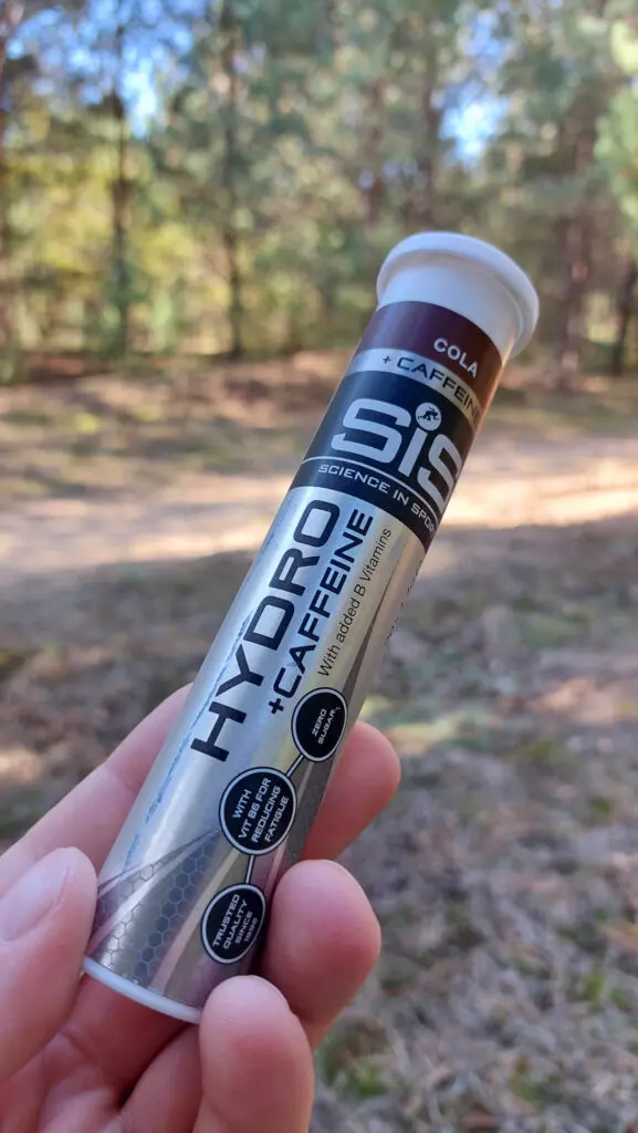 Brausetabletten mit Cola-Geschmack mit zugesetztem Koffein