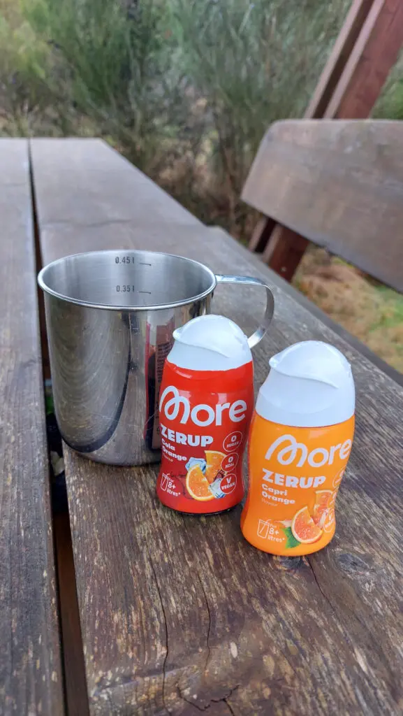 More Zerup - hochkonzentrierter Sirup ohne Zucker aber mit prima Geschmack