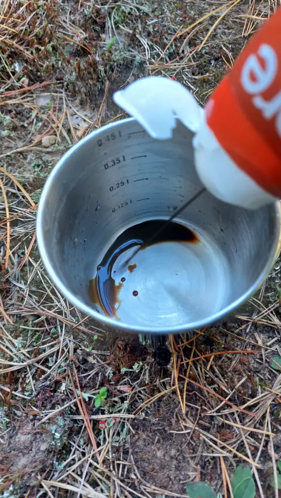 More Zerup wird dosiert